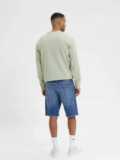 Hot Pantaloncino in Denim / Uomo Pantaloncini