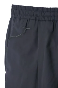 Hot Pantaloncino in Misto Cotone e Tessuto Tecnico / Blu Uomo Pantaloncini