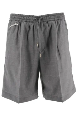 Discount Pantaloncino in Misto Lana e Tessuto Tecnico / Uomo Pantaloncini