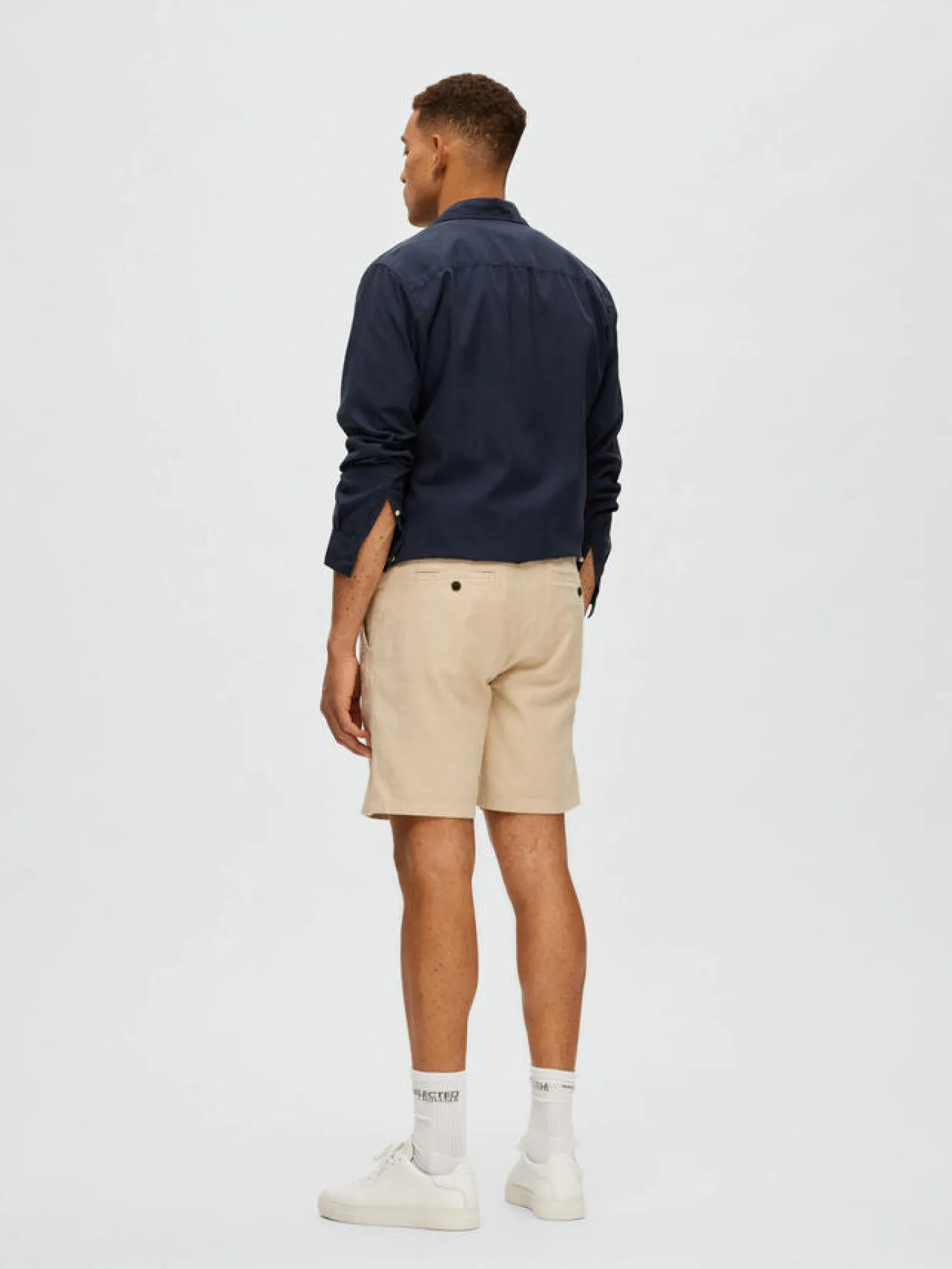 Pantaloncino in Misto Lino / Uomo Pantaloncini