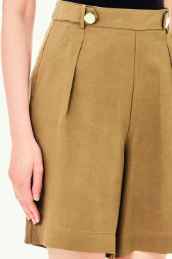 Best Pantaloncino in Misto Lino / Donna Shorts