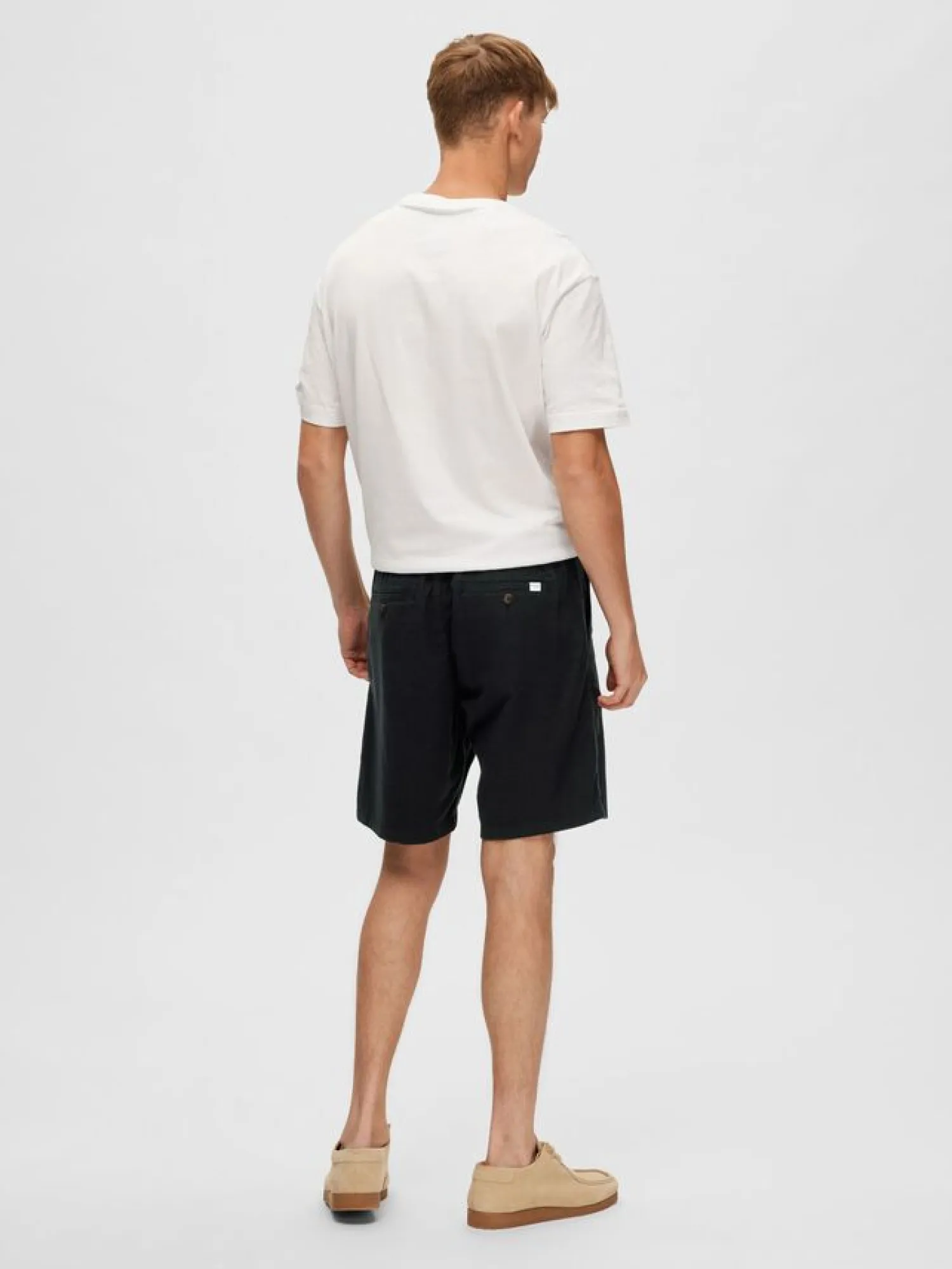 Online Pantaloncino in Misto Lino / Uomo Pantaloncini