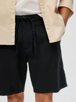 Online Pantaloncino in Misto Lino / Uomo Pantaloncini