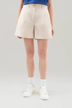 Discount Pantaloncino in Popeline di Cotone / Donna Shorts