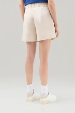 Discount Pantaloncino in Popeline di Cotone / Donna Shorts