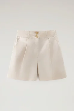 Discount Pantaloncino in Popeline di Cotone / Donna Shorts