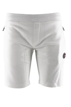 Discount Pantaloncino in Tuta con Logo / Bianco Uomo Pantaloncini