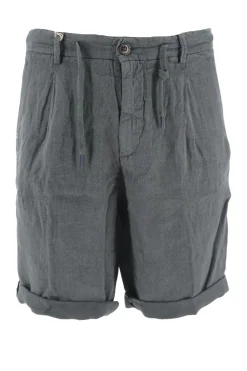 Outlet Pantaloncino 40Weft in Lino / Uomo Pantaloncini