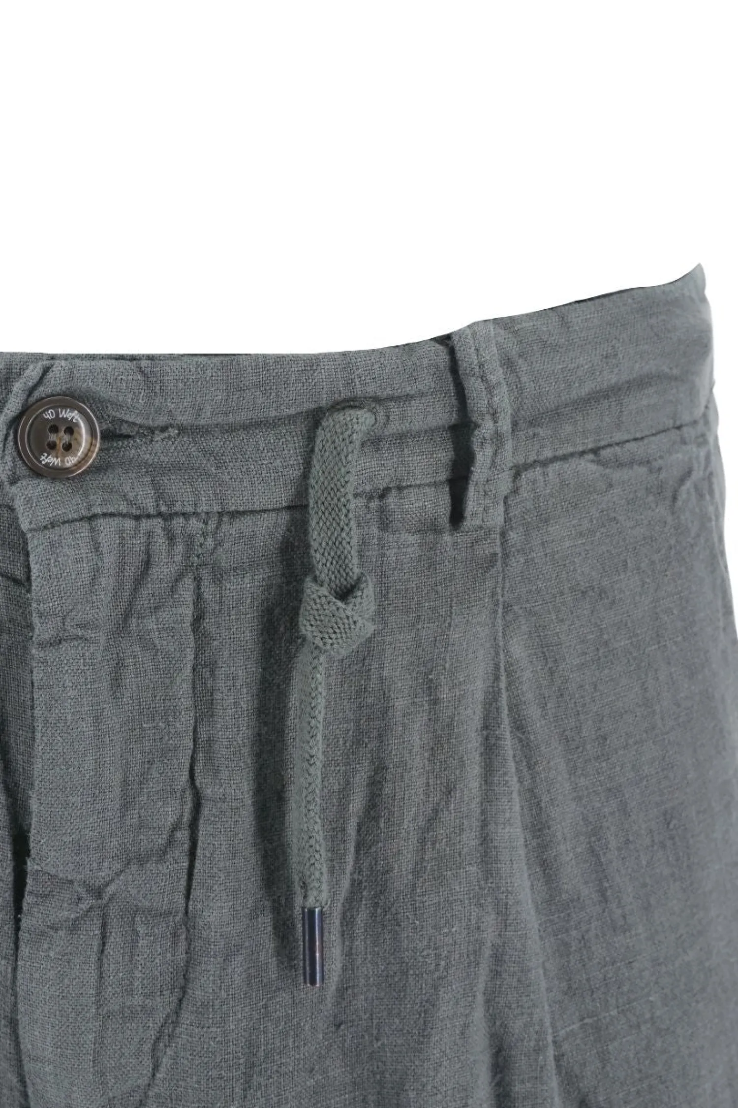 Outlet Pantaloncino 40Weft in Lino / Uomo Pantaloncini