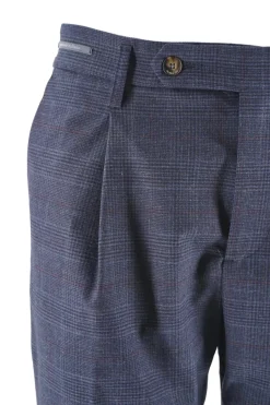 Sale Pantalone a Fantasia con Pence / Uomo Pantaloni