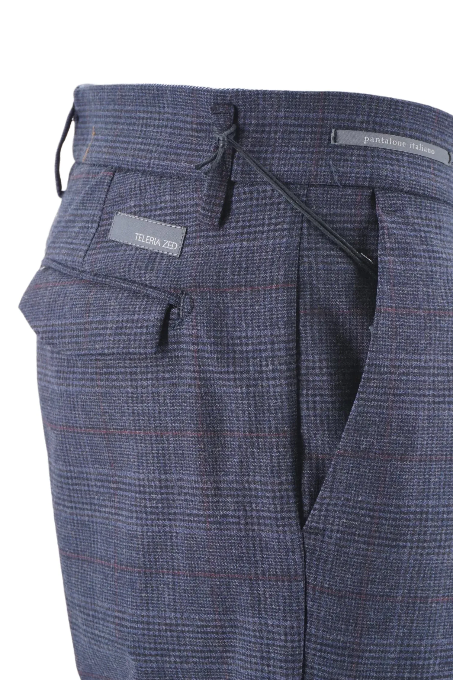 Sale Pantalone a Fantasia con Pence / Uomo Pantaloni