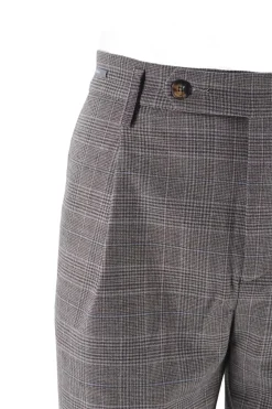 Hot Pantalone a Fantasia con Pence / Grigio Uomo Pantaloni