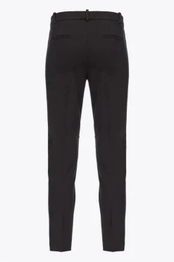 Clearance Pantalone a Sigaretta in Punto Stoffa / Donna Pantaloni