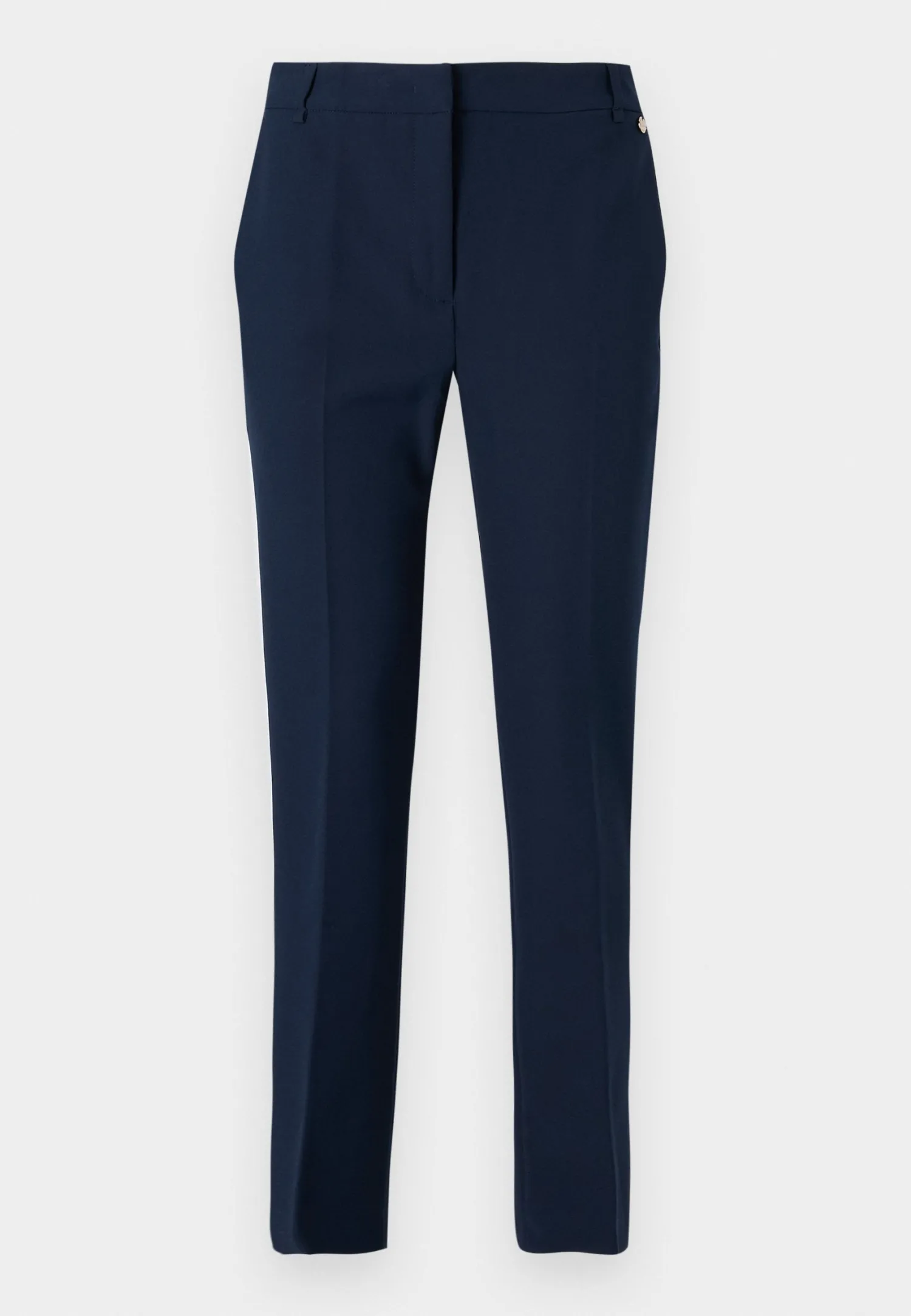 Pantalone a Sigaretta in Tessuto Tecnico Donna Pantaloni