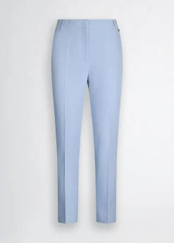 Pantalone a Sigaretta in Tessuto Tecnico / Donna Pantaloni