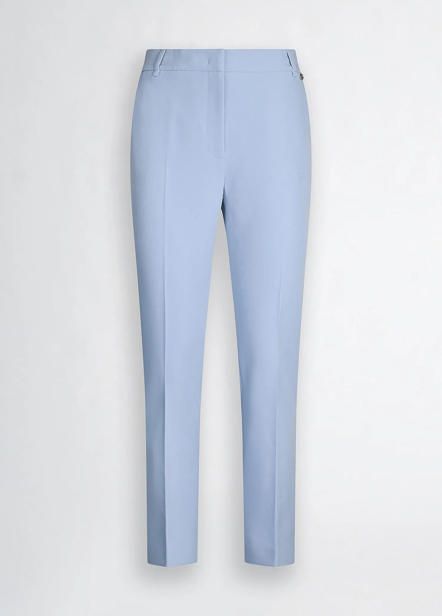 Pantalone a Sigaretta in Tessuto Tecnico / Donna Pantaloni