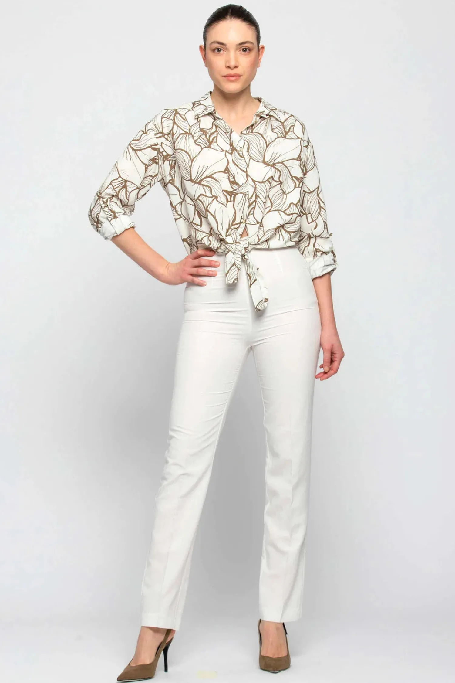 Outlet Pantalone a Vita Alta / Donna Pantaloni