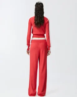 Pantalone Ampi con Banda Laterale / Donna Pantaloni