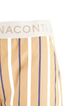 Clearance Pantalone Ampio con Righe / Donna Pantaloni