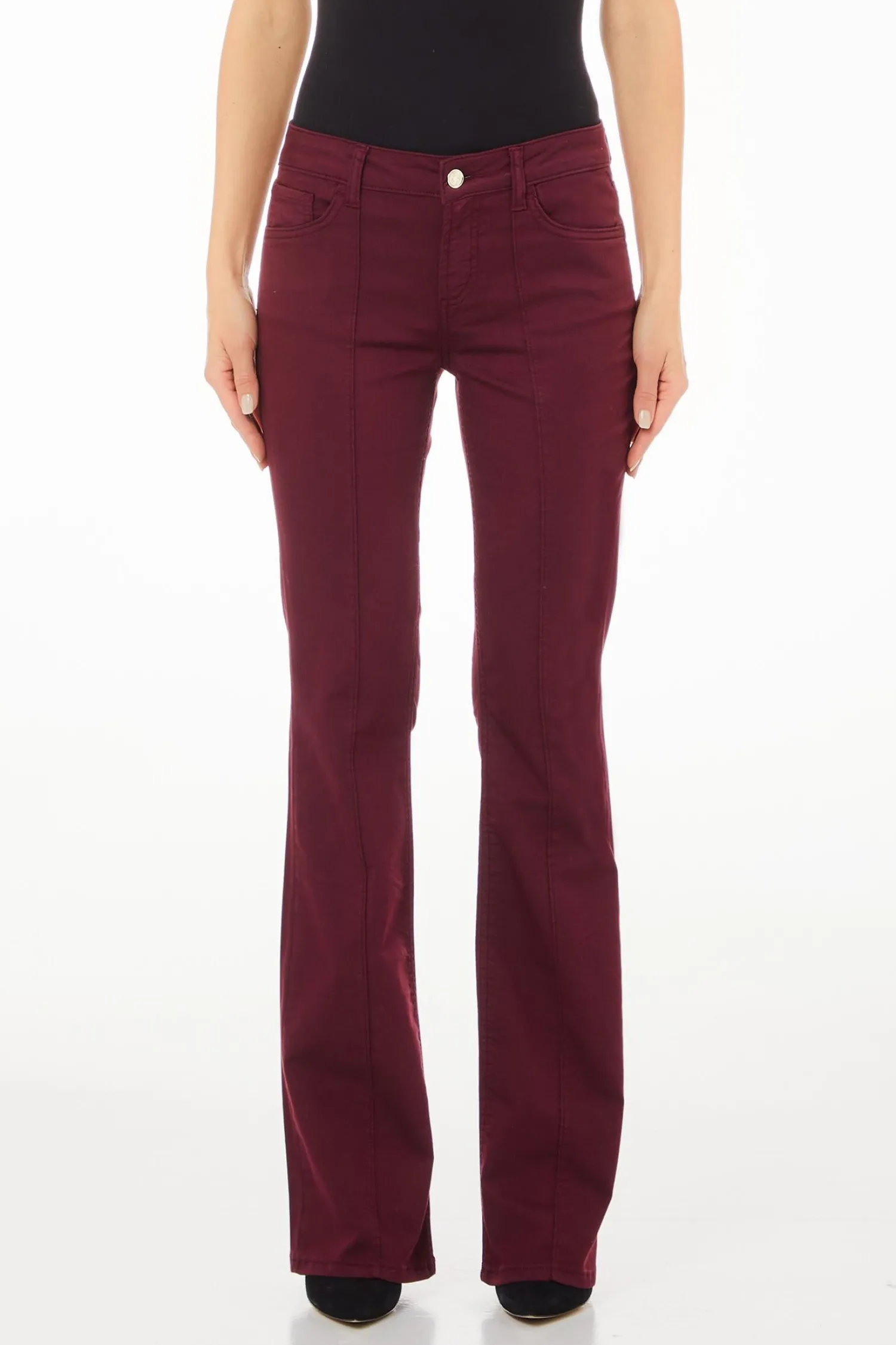 Discount Pantalone Boot Cut Bull di Cotone / Donna Pantaloni