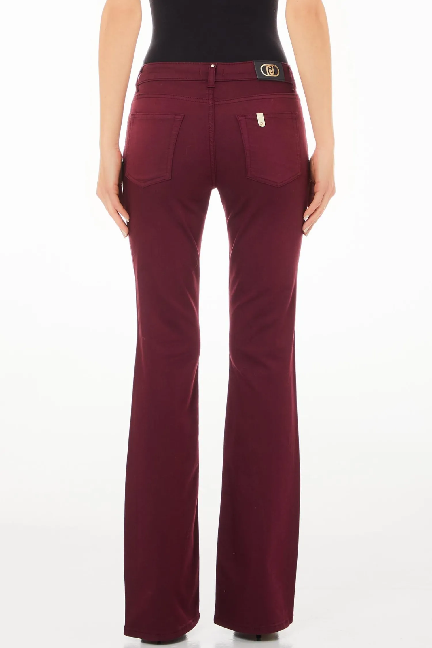 Discount Pantalone Boot Cut Bull di Cotone / Donna Pantaloni