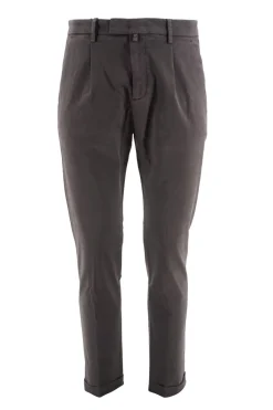 New Pantalone Slim Fit / Marrone Uomo Pantaloni