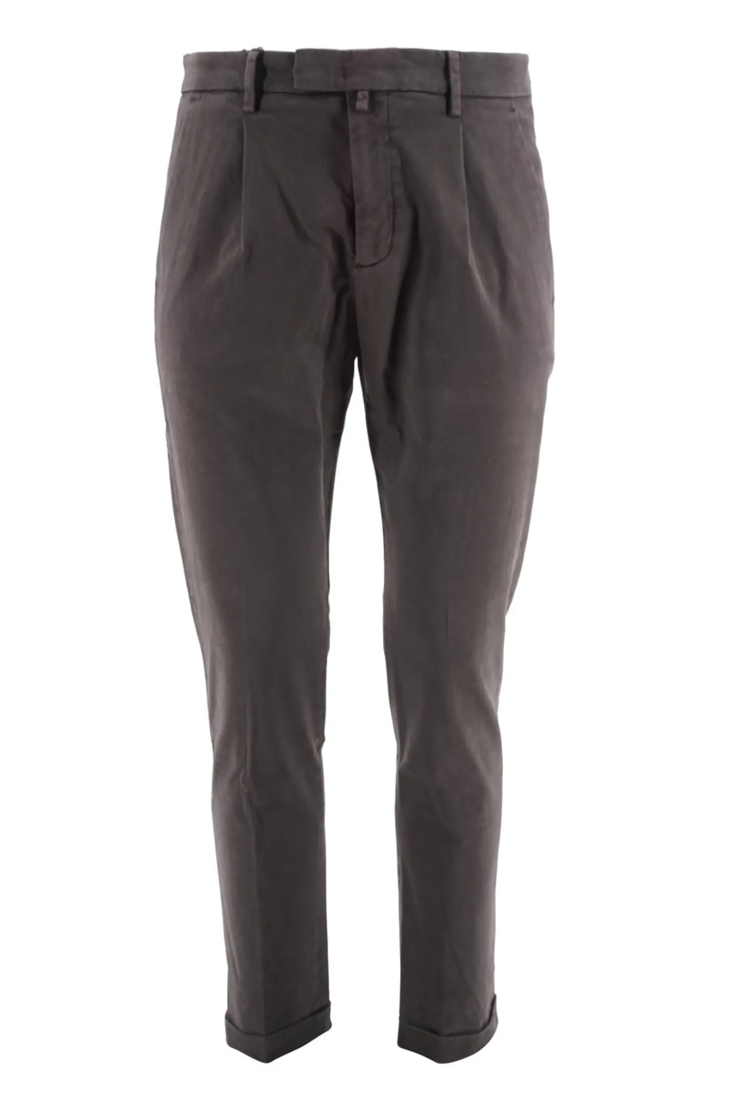 New Pantalone Slim Fit / Marrone Uomo Pantaloni