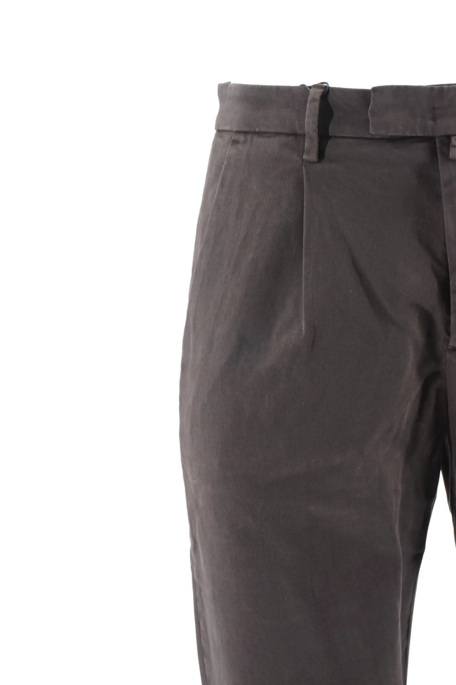 New Pantalone Slim Fit / Marrone Uomo Pantaloni