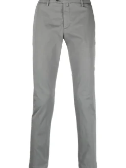 Online Pantalone Slim Fit / Grigio Uomo Pantaloni