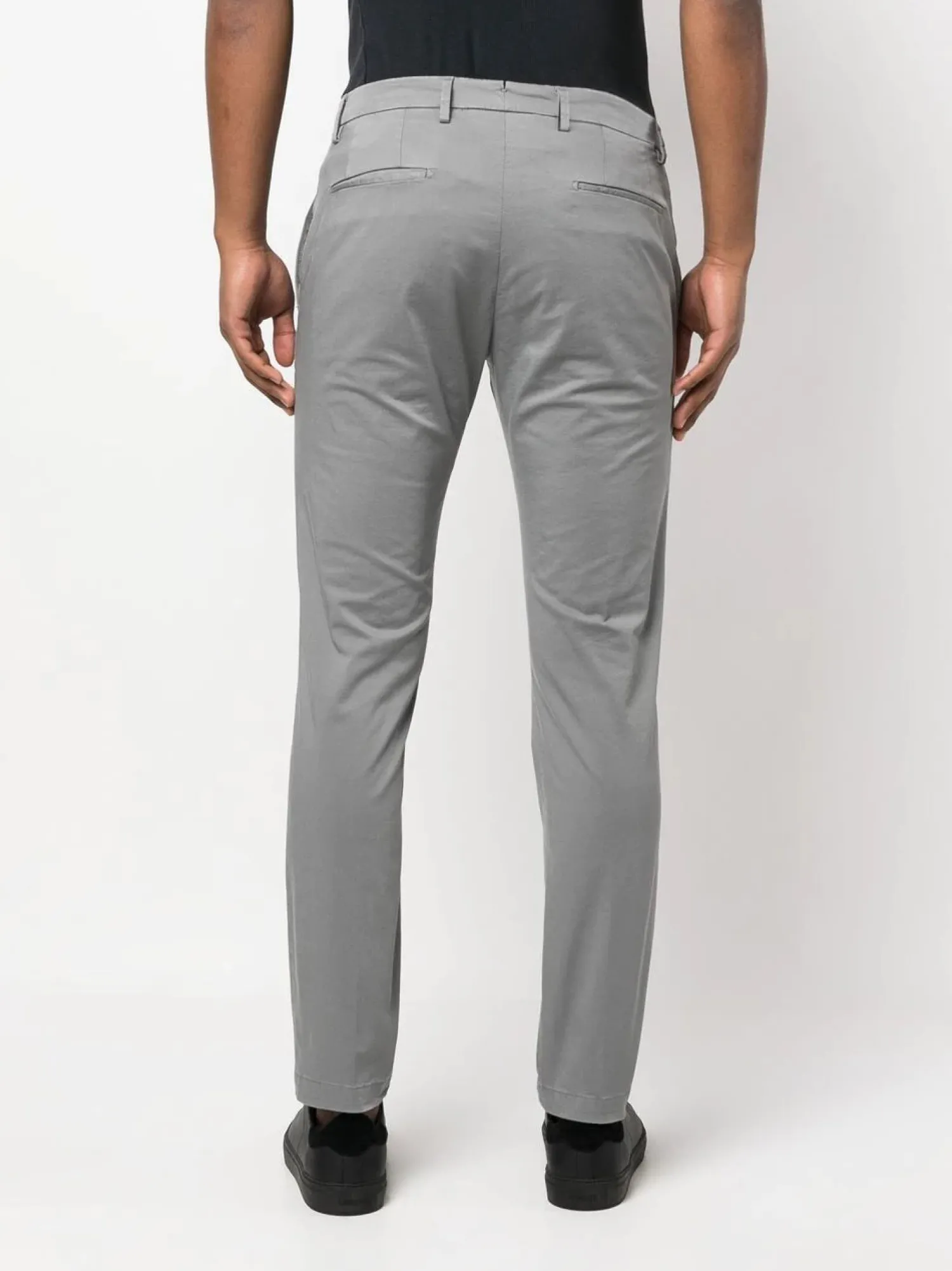 Online Pantalone Slim Fit / Grigio Uomo Pantaloni