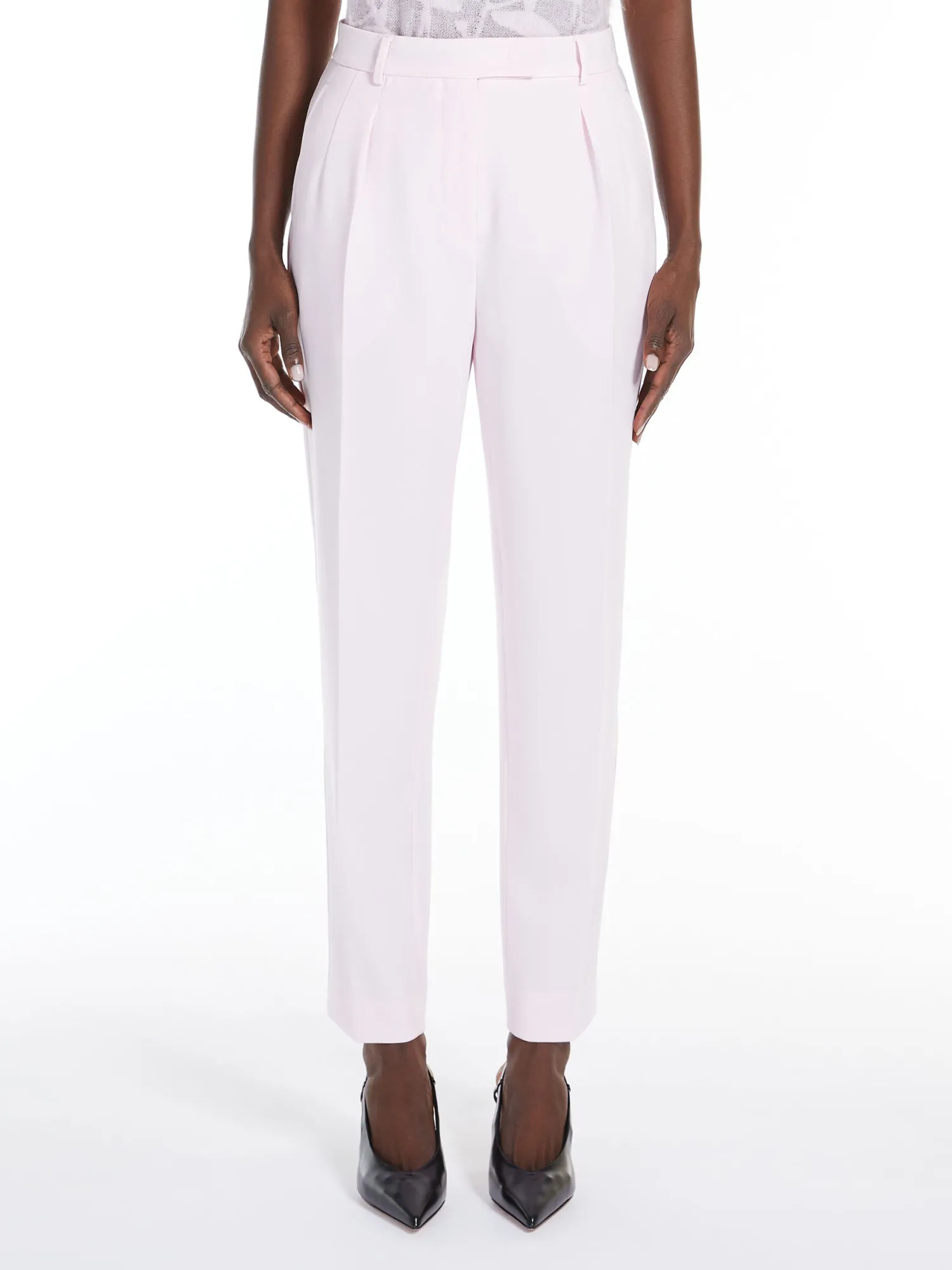 Clearance Pantalone Carrot in Cady / Rosa Donna Pantaloni