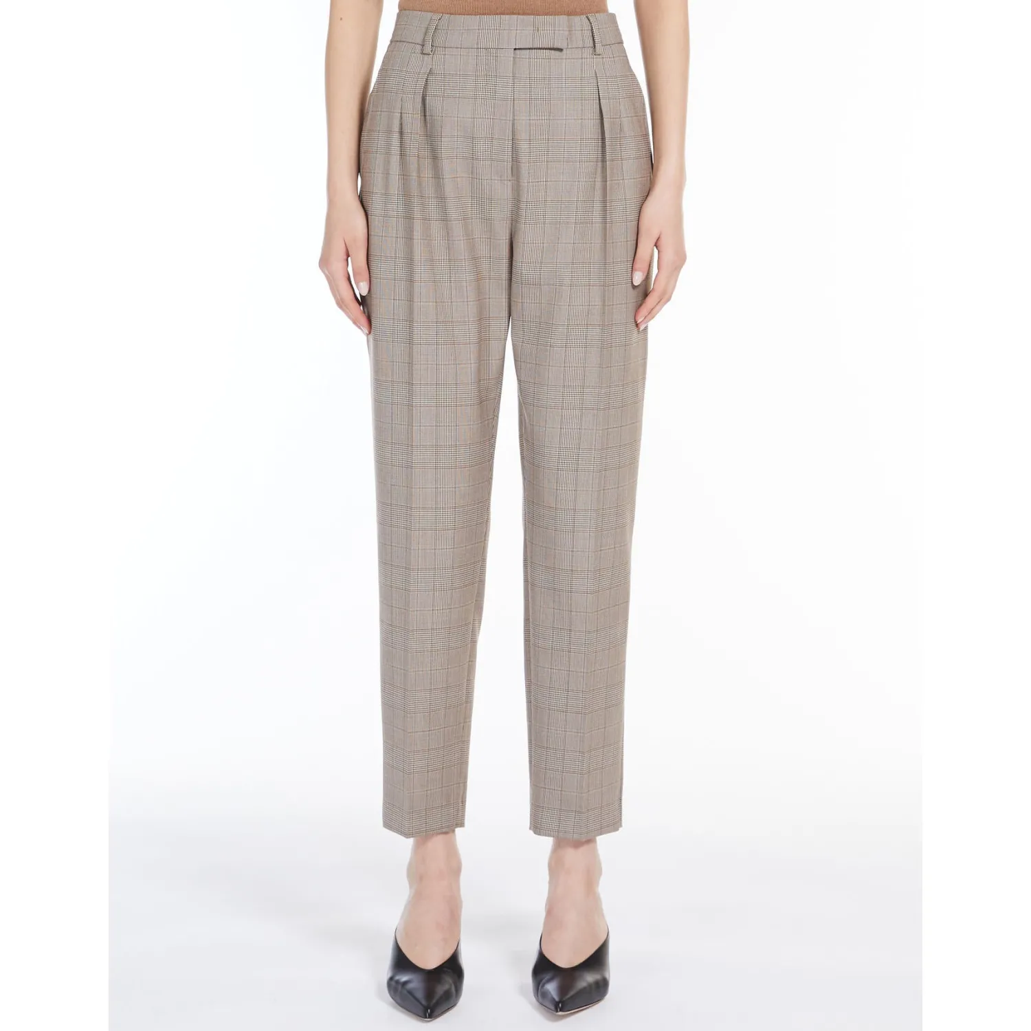 Best Pantalone Carrot in Misto Lana / Donna Pantaloni