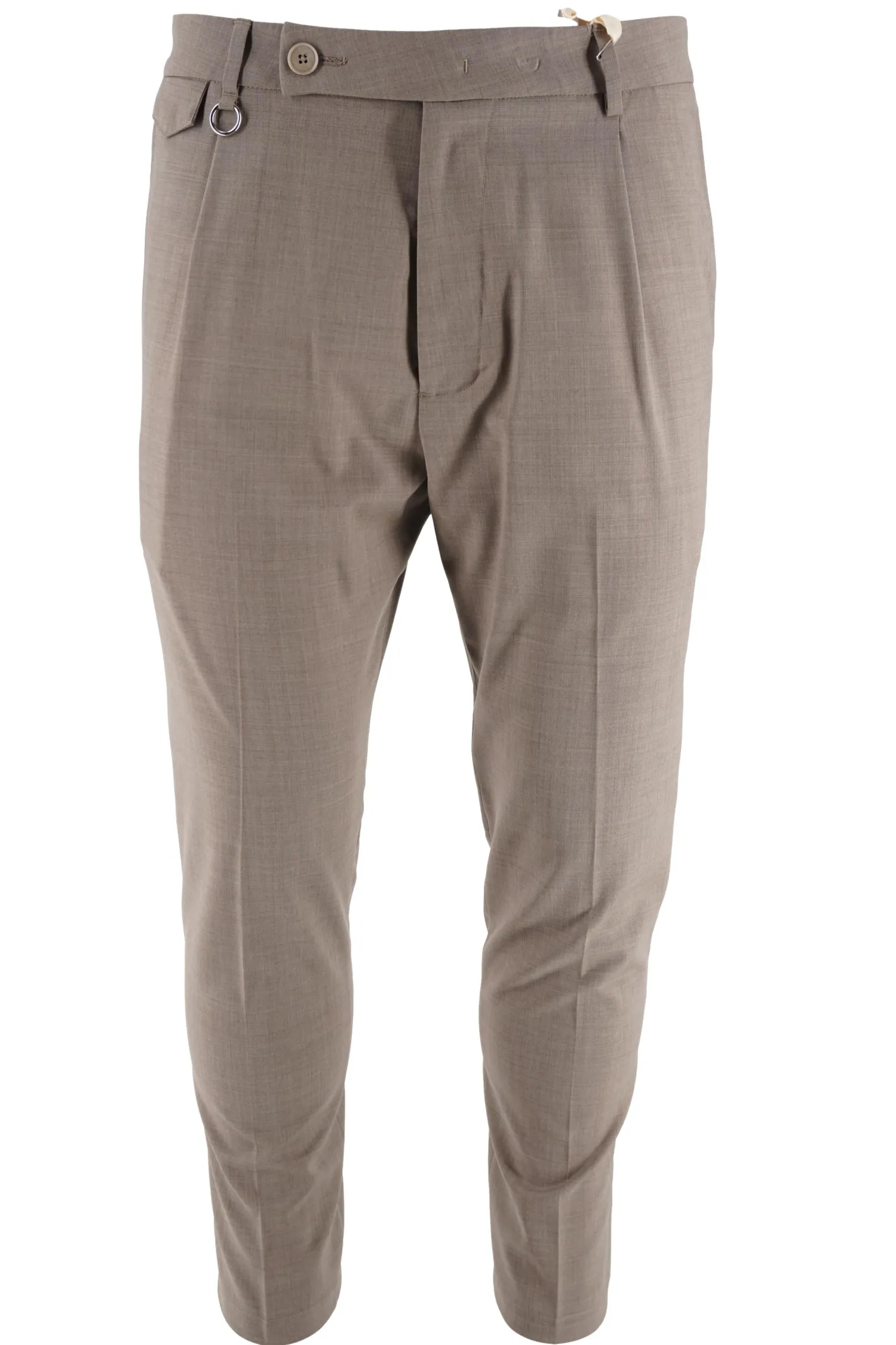 Best Pantalone Charles in Misto Lana / Uomo Pantaloni