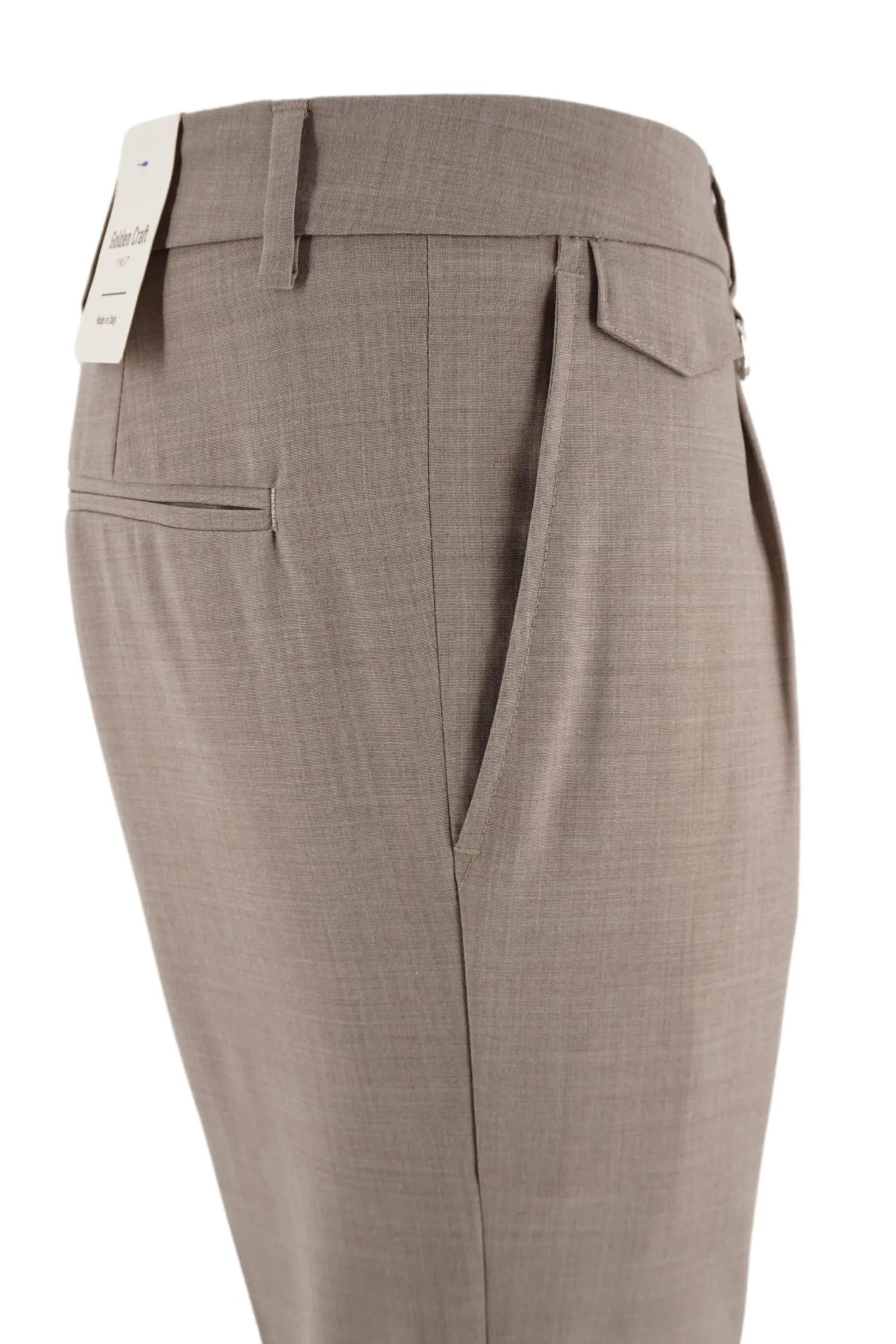 Best Pantalone Charles in Misto Lana / Uomo Pantaloni
