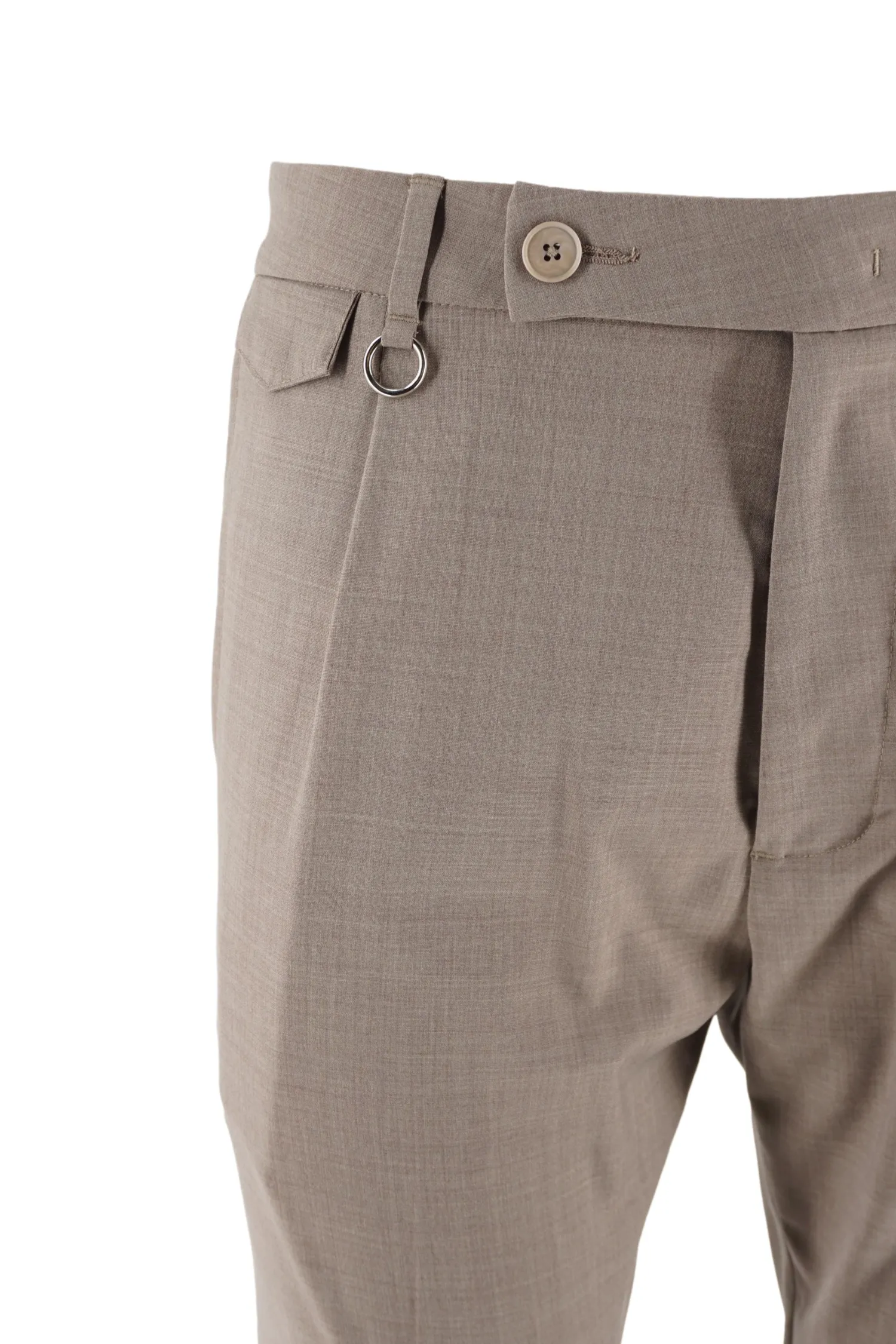 Best Pantalone Charles in Misto Lana / Uomo Pantaloni