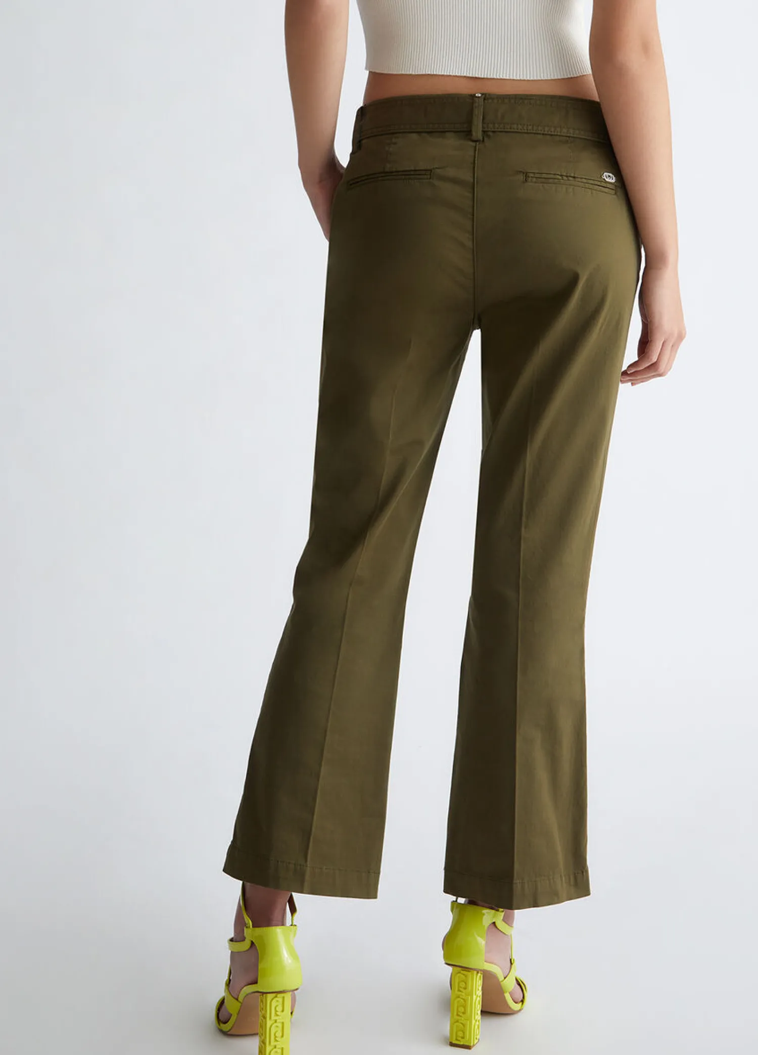 New Pantalone Chino con Cintura / Donna Pantaloni