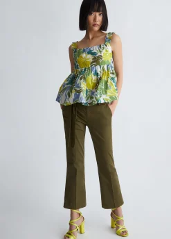 New Pantalone Chino con Cintura / Donna Pantaloni