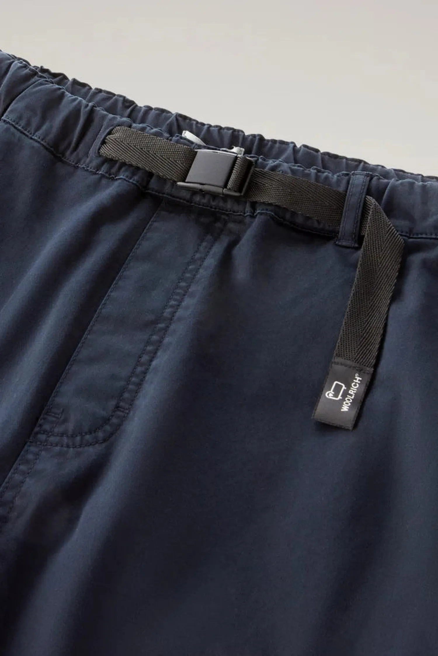 Sale Pantalone Chino in Cotone con Cintura in Nylon / Uomo Pantaloni