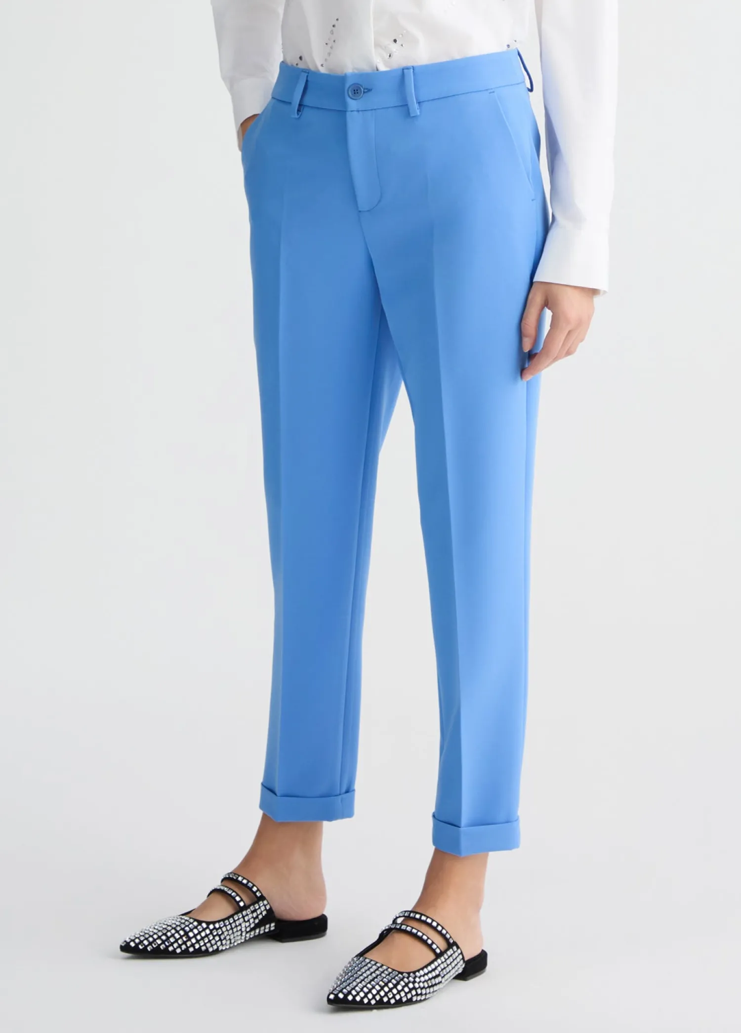 Clearance Pantalone Chino in Twill Stretch / Donna Pantaloni