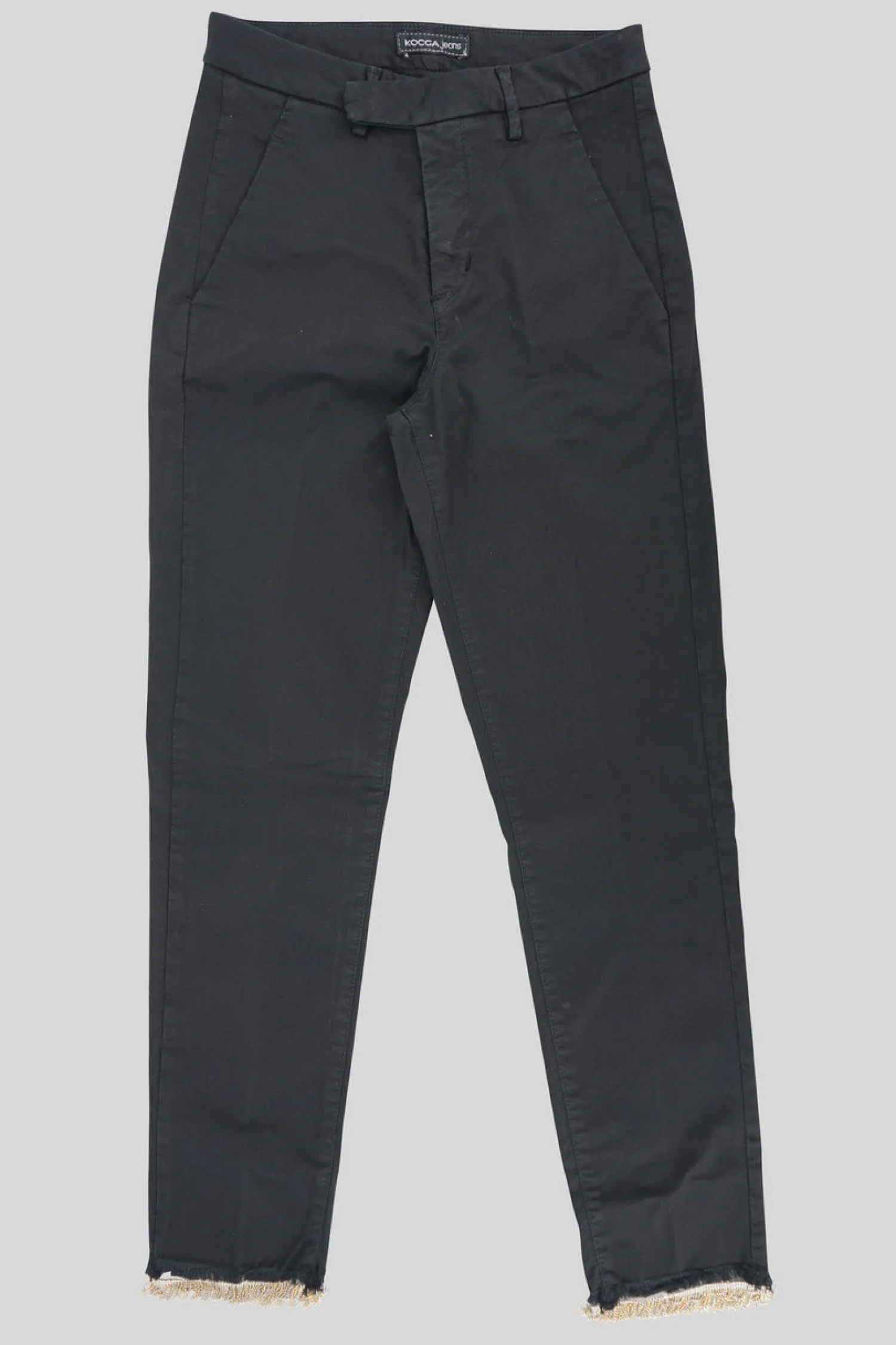 New Pantalone color slim leg cropped / Donna Pantaloni