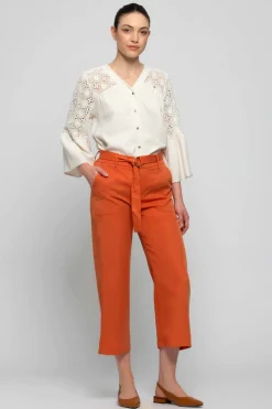 Clearance Pantalone con Cintura / Donna Pantaloni