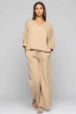 New Pantalone con Coulisse in Vita / Donna Pantaloni