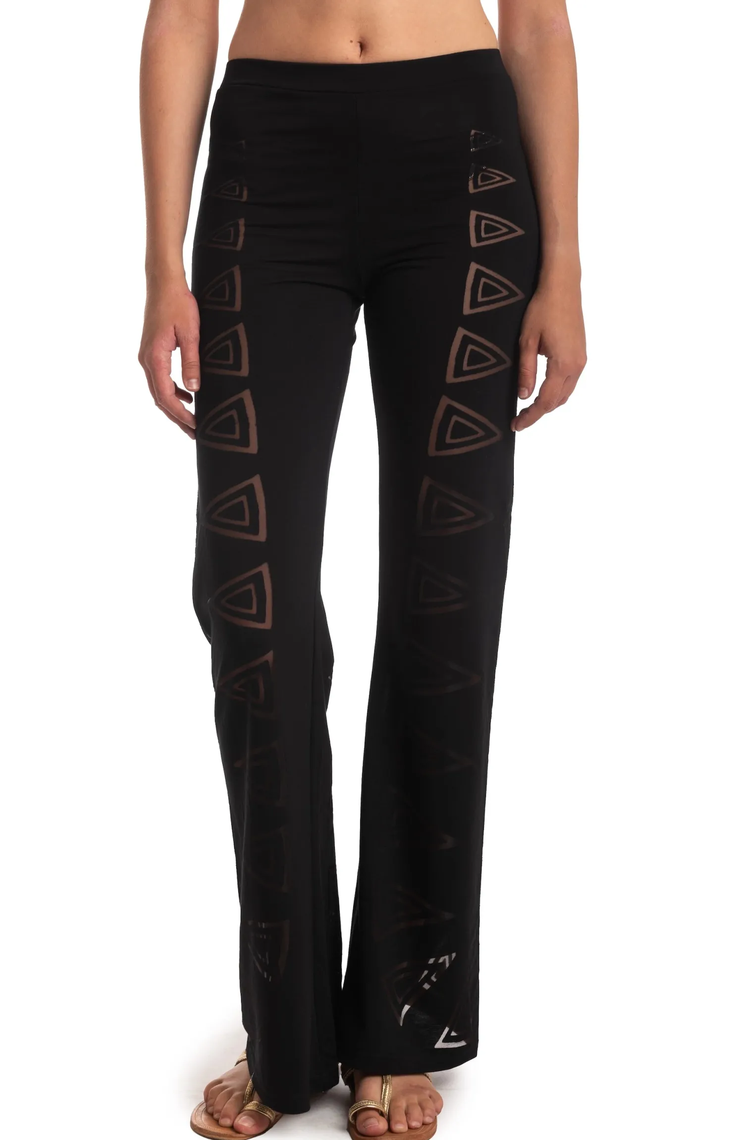 New Pantalone con Effetto Trasparenza / Donna Pantaloni