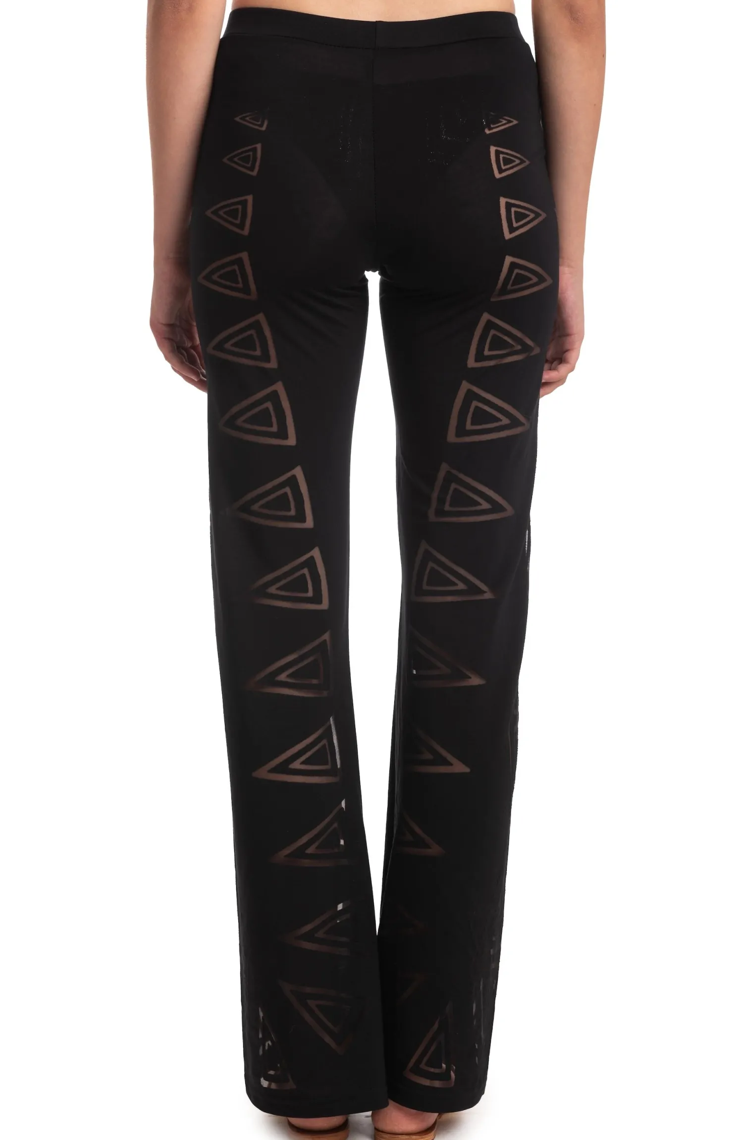 New Pantalone con Effetto Trasparenza / Donna Pantaloni