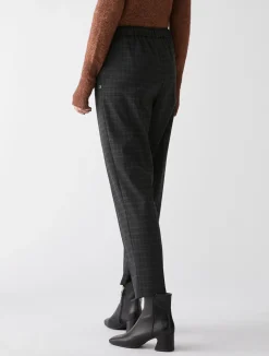 New Pantalone con Fantasia / Grigio Donna Pantaloni