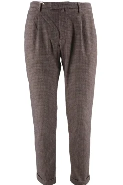 New Pantalone con Fantasia / Beige Uomo Pantaloni