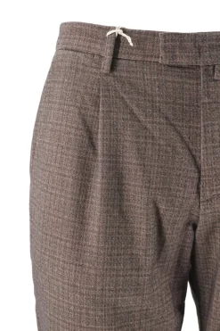 New Pantalone con Fantasia / Beige Uomo Pantaloni