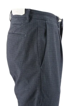 Pantalone con Fantasia / Blu Uomo Pantaloni