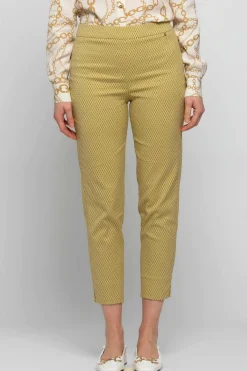 Pantalone con Fantasia / Giallo Donna Pantaloni