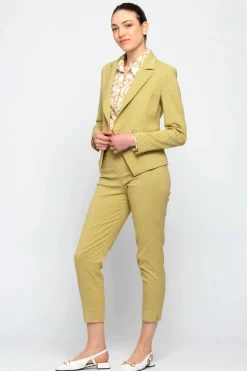 Pantalone con Fantasia / Giallo Donna Pantaloni